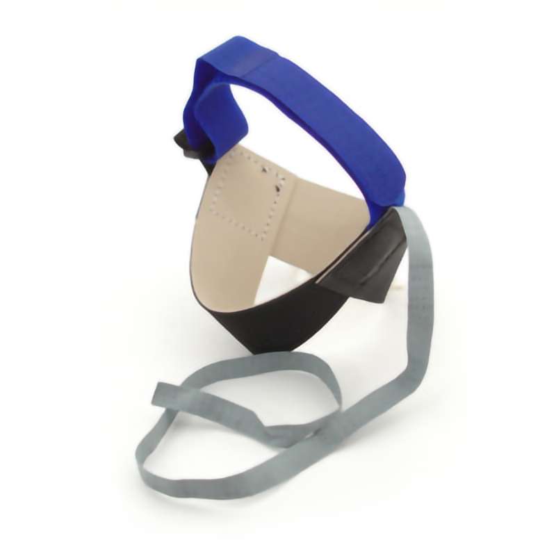 Heel Grounder, Hook & Loop, D-Ring, Blue